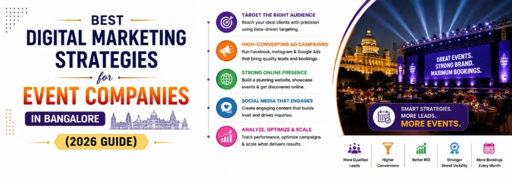 Best Digital Marketing Strategies for Event Companies in Bangalore (2026 Guide)