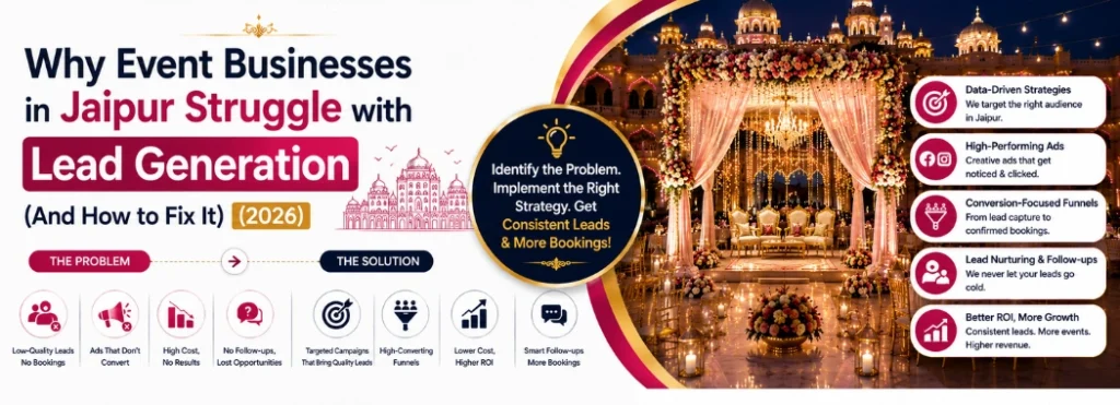 Event Lead Generation Jaipur | Fix Low Leads