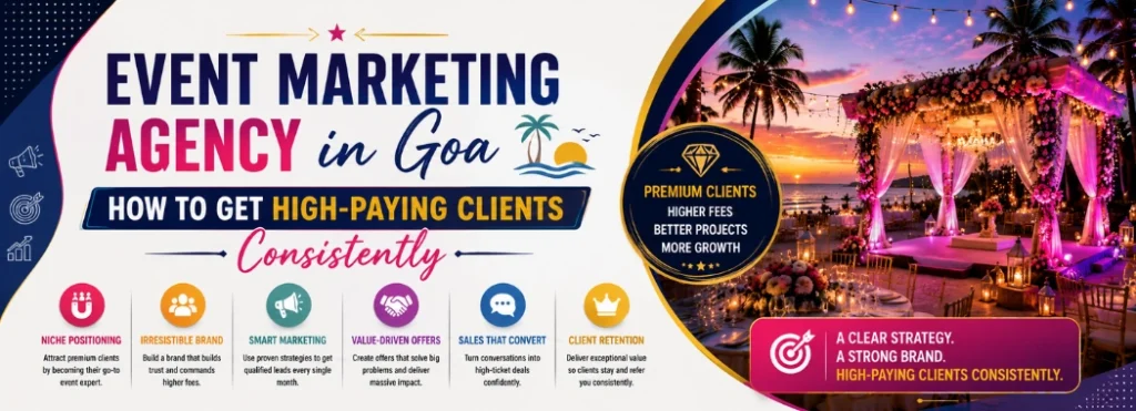 Event Marketing Agency in Goa: How to Get High-Paying Clients Consistently