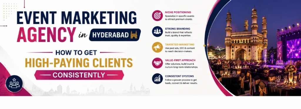 Event Marketing Agency in Hyderabad: How to Get High-Paying Clients Consistently