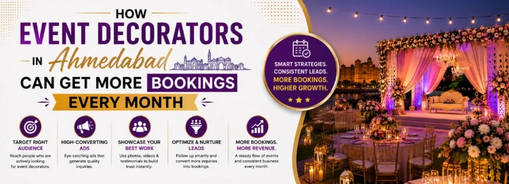 How Event Decorators in Ahmedabad Can Get More Bookings Every Month