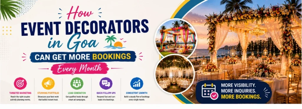 How Event Decorators in Goa Can Get More Bookings Every Month