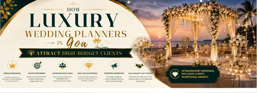 How Luxury Wedding Planners in Goa Attract High-Budget Clients