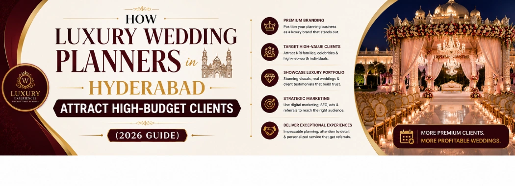 How Luxury Wedding Planners in Hyderabad Attract High-Budget Clients