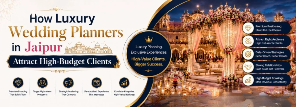 How Luxury Wedding Planners in Jaipur Attract High-Budget Clients