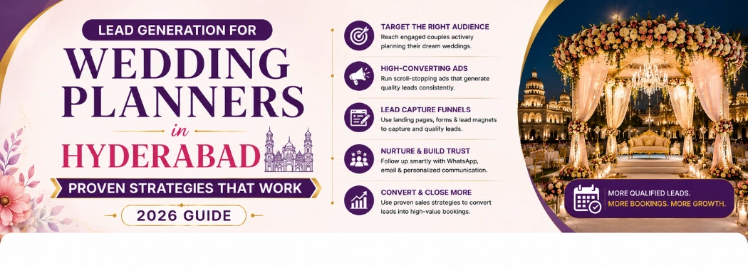 Lead Generation for Wedding Planners in Hyderabad