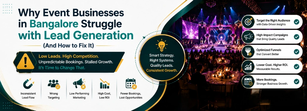Why Event Businesses in Bangalore Struggle with Lead Generation (And How to Fix It)