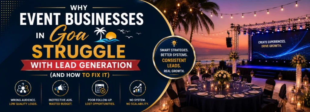 Why Event Businesses in Goa Struggle with Lead Generation (And How to Fix It)